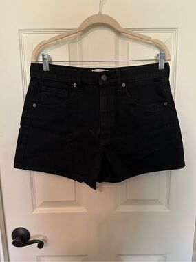 Universal Thread 90s Cutoff Black High-Rise Denim Shorts